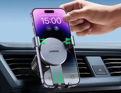 UGREEN Support téléphone voiture : Fixation innovante et sécurisée pour conduite sereine - iHome-Smart
