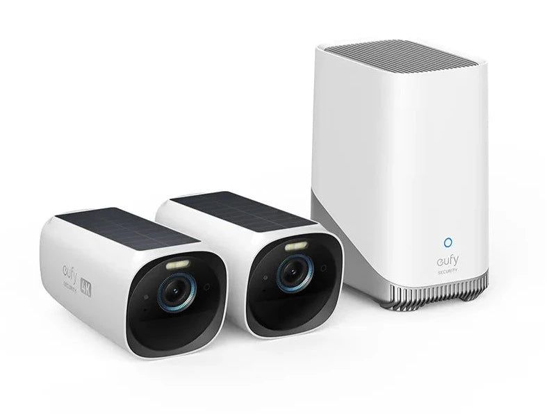 EufyCam 3 S330 - La révolution de la sécurité extérieure 4K avec panneau solaire et IA - iHome-Smart