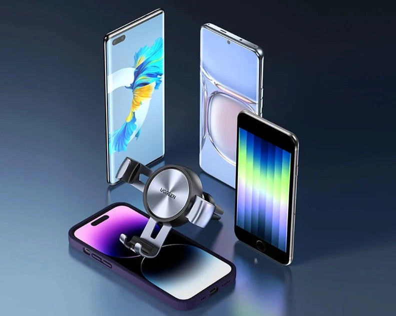Ugreen : Le support de téléphone voiture révolutionnaire - Fixation par gravité, installation facile pour iPhone 13 et plus - iHome-Smart