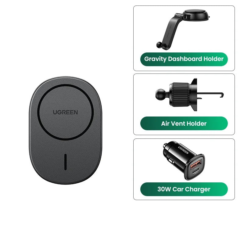 Chargeur voiture magnétique sans fil UGREEN - iHome-Smart