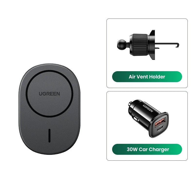 Chargeur voiture magnétique sans fil UGREEN - iHome-Smart