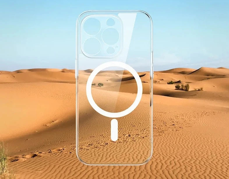 UGREEN - La révolution magnétique : Coque transparente pour iPhone 14 Pro Max, conçue pour Magsafe - iHome-Smart