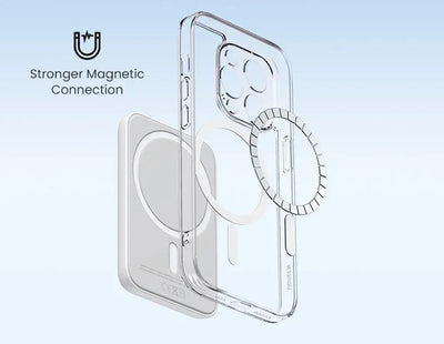 UGREEN - La révolution magnétique : Coque transparente pour iPhone 14 Pro Max, conçue pour Magsafe - iHome-Smart