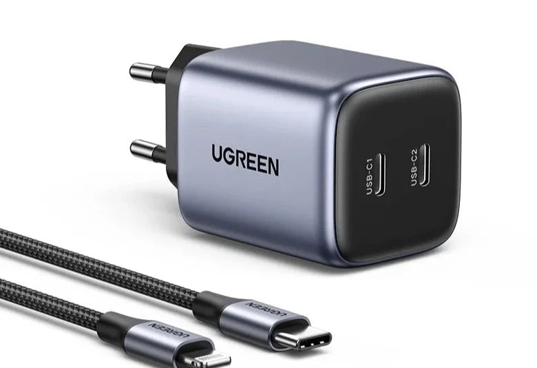 Chargeur GaN UGREEN pour iPhone 15 avec USB-C