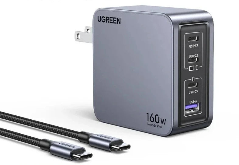 Chargeur compact GaN par UGREEN, portable et puissant