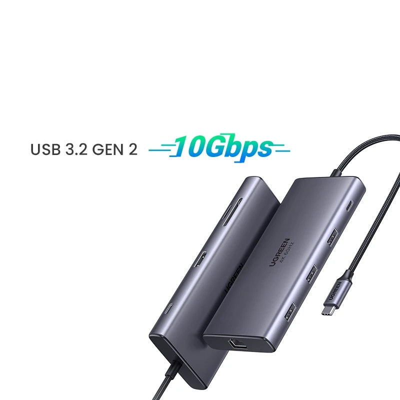 Connexion Ethernet à l'aide du hub USB-C UGREEN pour une connexion internet stable