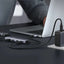 Hub USB 3.0 Type C UGREEN affichant sa portabilité et son design compact.