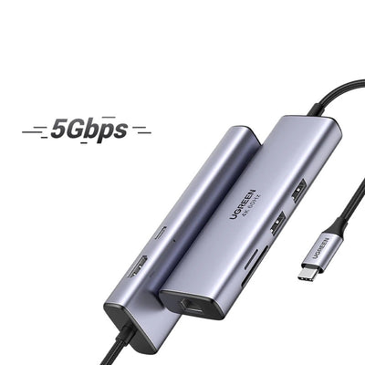 Solution portable du hub USB-C UGREEN, idéal pour les professionnels en déplacement
