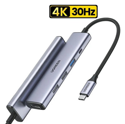 Solution de connectivité avancée offerte par l'UGREEN HUB USB-C, adaptée pour professionnels et créatifs