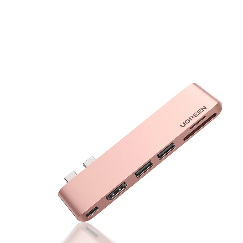 Hub USB-C UGREEN avec fonctionnalité de charge rapide, idéal pour charger rapidement vos appareils