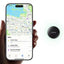 Utilisateur connectant son UGREEN Smart Tracker avec un iPhone pour suivre des clés
