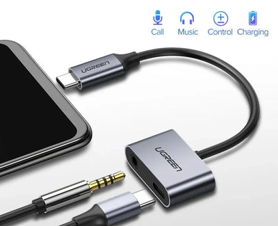 Utilisation de l'adaptateur audio UGREEN USB C vers jack 3.5mm avec un smartphone